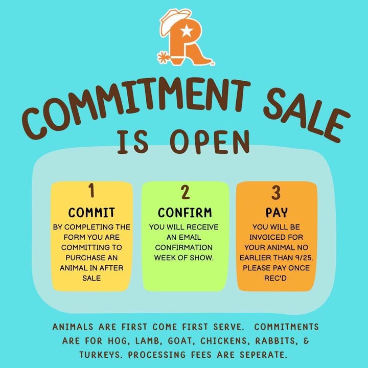 The PLS&R’s Commitment Sale is your chance to support amazing exhibitors and snag your favorite animal. The PLS&R’s Commitment Sale is your chance to support amazing exhibitors and snag your favorite animal.