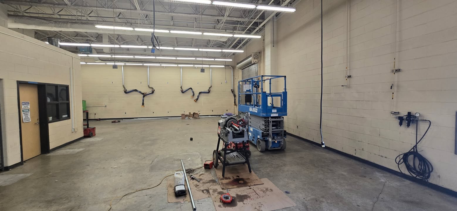 Fresh paint brightening up Pasadena High’s historic hallways with a new welding facility prepares students for successful futures in high-demand trade careers.