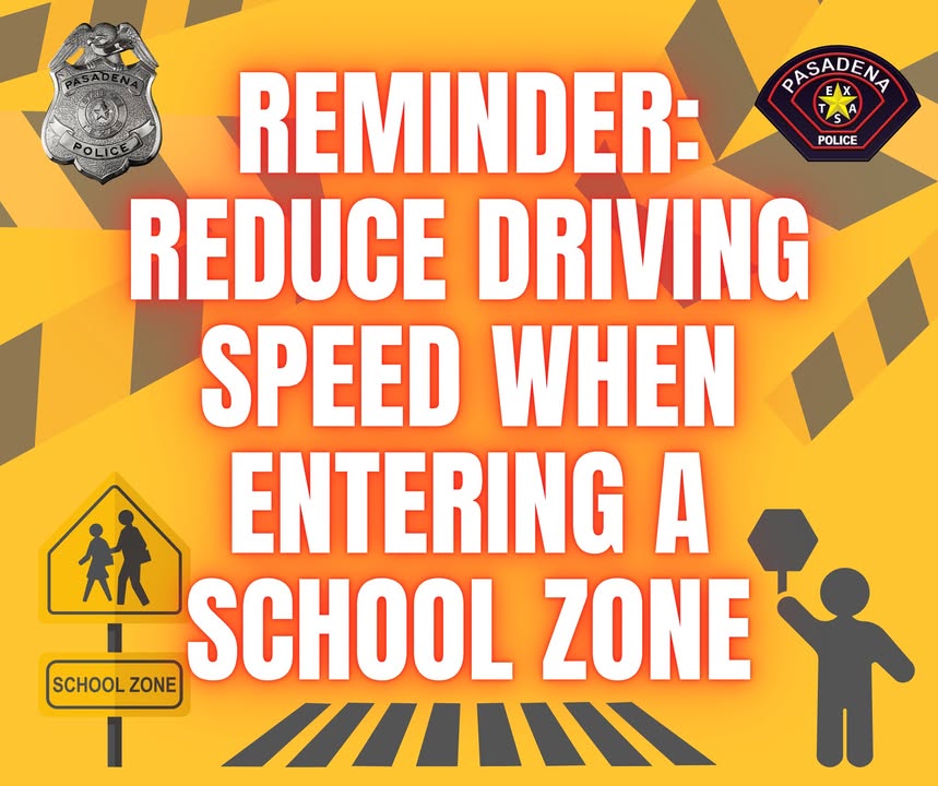 New school year begins this week and so does some speed limits, be carful for the kids.