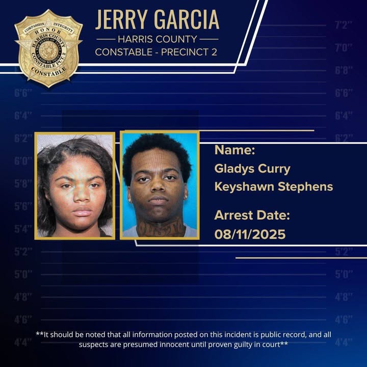 Precinct 2 Deputies lights off traffic stop turned into an arrest for a party of two.