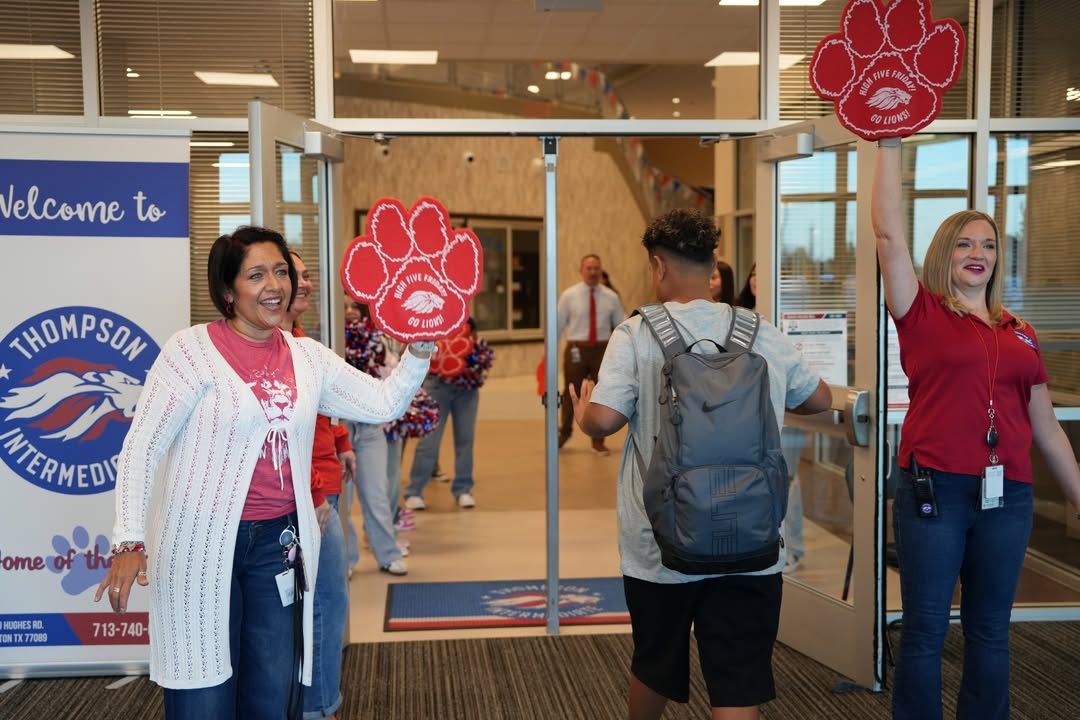 Last Friday, the Thompson Lions infused the campus with joy and high fives, igniting school spirit. Last Friday, the Thompson Lions infused the campus with joy and high fives, igniting school spirit.