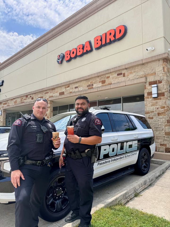 Boba Bird’s thoughtful gesture of treating PISD PD’s dedicated officers to drinks is a reminder of community spirit and gratitude. Boba Bird’s thoughtful gesture of treating PISD PD’s dedicated officers to drinks is a reminder of community spirit and gratitude.