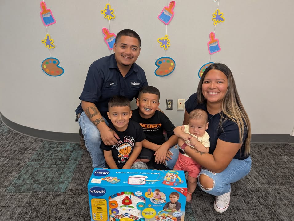 The Library’s summer winners for the Color Our World program were ecstatic picking up their prizes. The Library’s summer winners for the Color Our World program were ecstatic picking up their prizes.