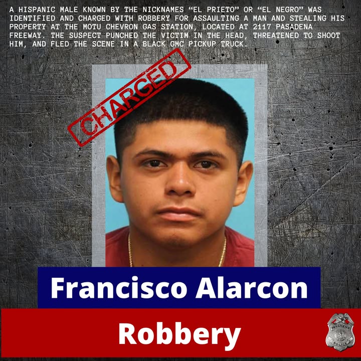Thanks to eyes wide open citizens, Francisco Alarcon has been locked up and off the streets for robbery and assaulting a man back on June 24th. Thanks to eyes wide open citizens, Francisco Alarcon has been locked up and off the streets for robbery and assaulting a man back on June 24th.