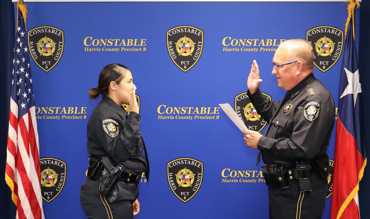 Precinct 8 Constable Sandlin celebrated an afternoon full of achievements as Deputy Hoyos-Lopez joined Precinct 8 and awards honored dedicated service from fellow officers. Precinct 8 Constable Sandlin celebrated an afternoon full of achievements as Deputy Hoyos-Lopez joined Precinct 8 and awards honored dedicated service from fellow officers.