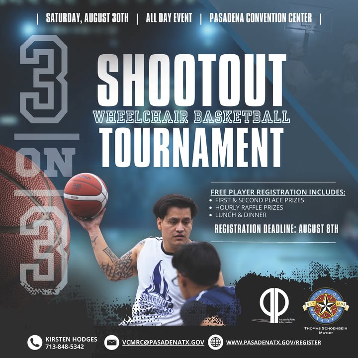 Gear up for an unforgettable Saturday as top athletes battle it out at the 2025 Shootout Wheelchair Tournament in the Convention Center. Gear up for an unforgettable Saturday as top athletes battle it out at the 2025 Shootout Wheelchair Tournament in the Convention Center.