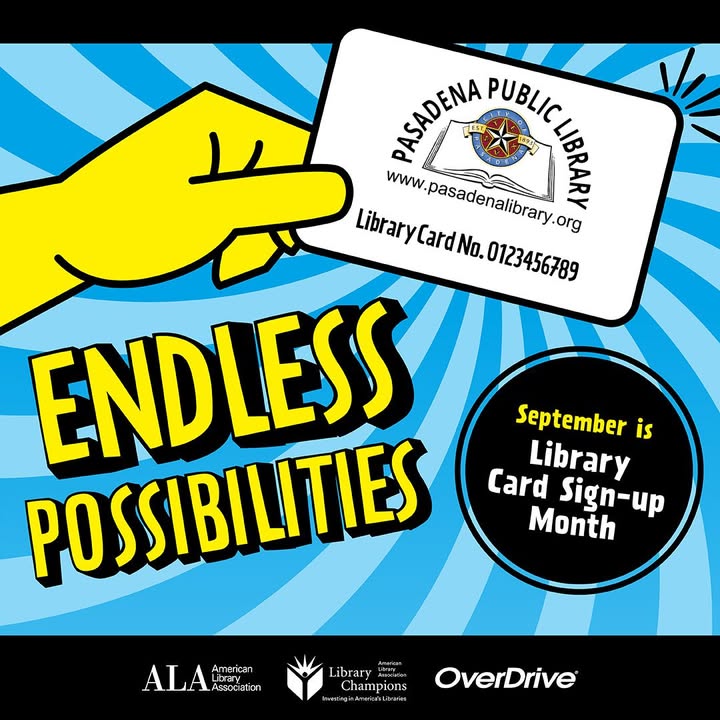 This September, unlock a world of knowledge and adventure with your library card. This September, unlock a world of knowledge and adventure with your library card.