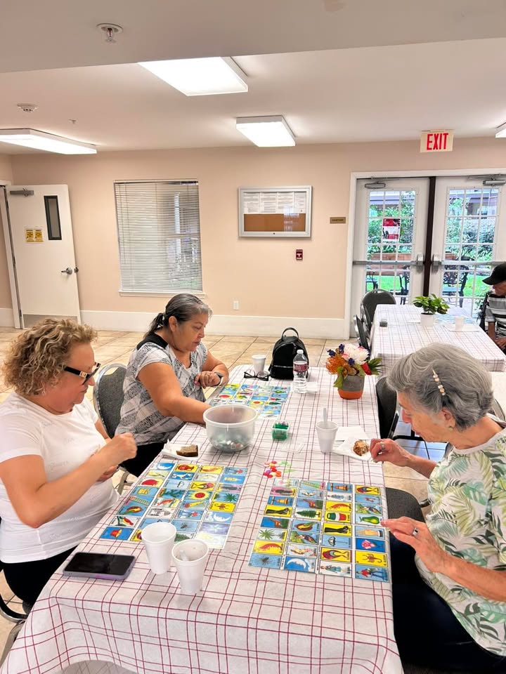 Precinct 2’s Community Outreach Department bringing in the fun for seniors playing bingo and community bonding. Precinct 2’s Community Outreach Department bringing in the fun for seniors playing bingo and community bonding.