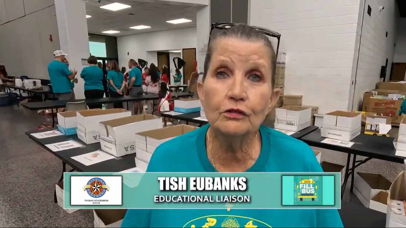 Video: Recap of Pasadena’s 2025 Fill the Bus School Supply Drive.