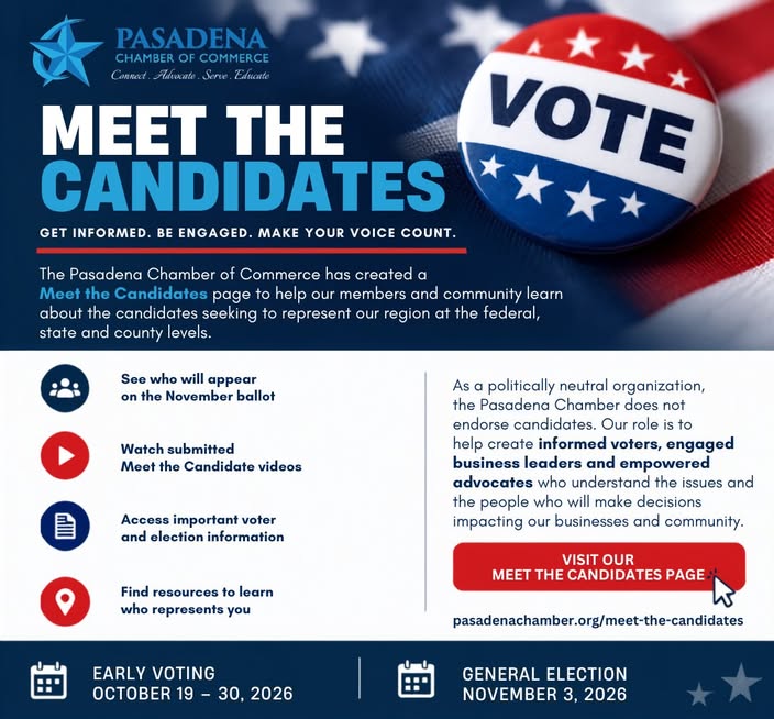 The Chamber’s neutral page lets voters meet the candidates without the politicking.