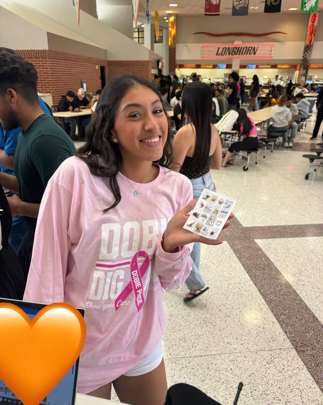 Dobie students bet on Loteria and won paletas in a celebration for Hispanic Heritage Month. Dobie students bet on Loteria and won paletas in a celebration for Hispanic Heritage Month.