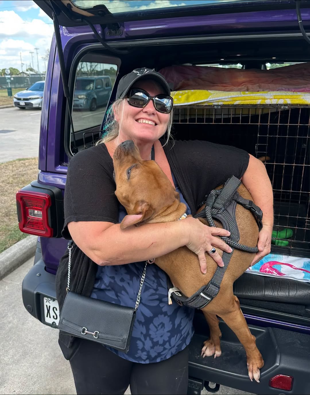 Belle scored a stay of execution and a big ole hug from her big-hearted Texan mama. Belle scored a stay of execution and a big ole hug from her big-hearted Texan mama.