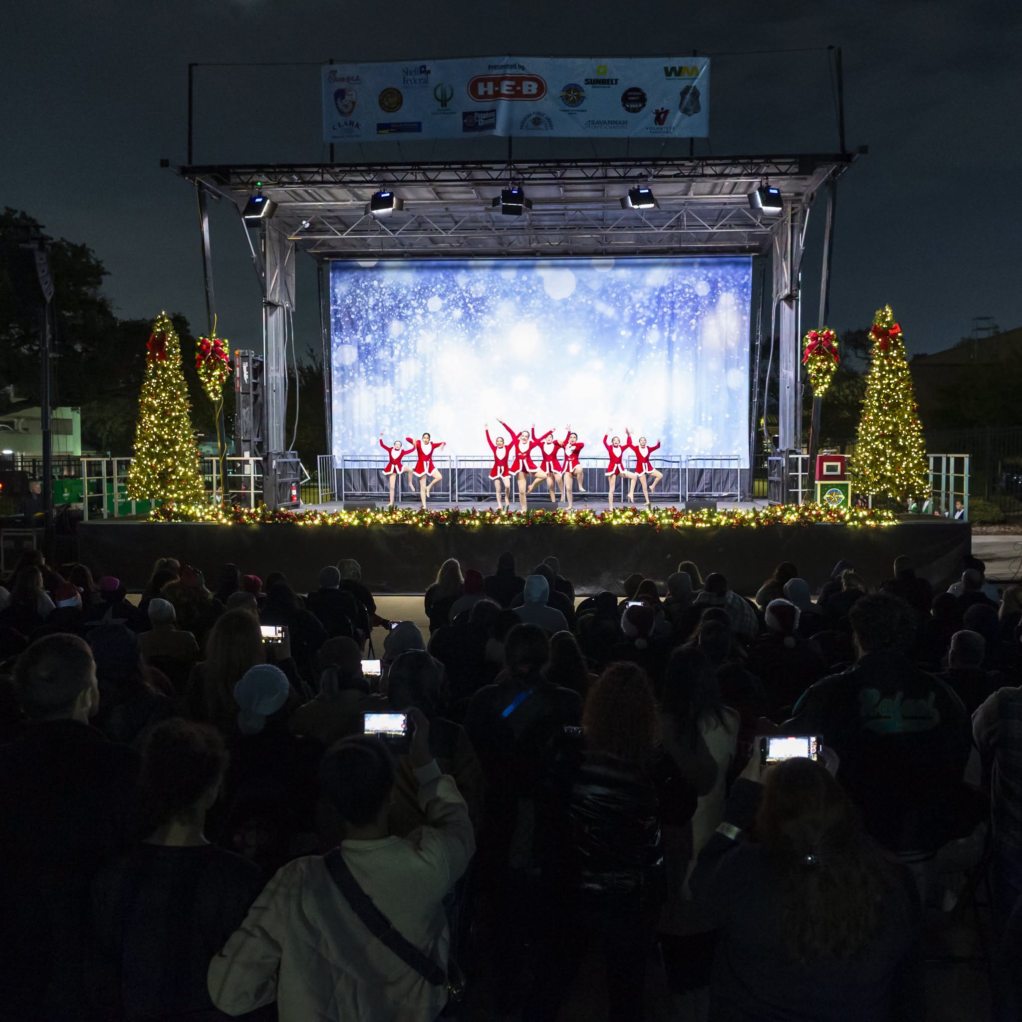Pasadena is decking the halls and the promotional materials with sponsor names. Pasadena is decking the halls and the promotional materials with sponsor names.