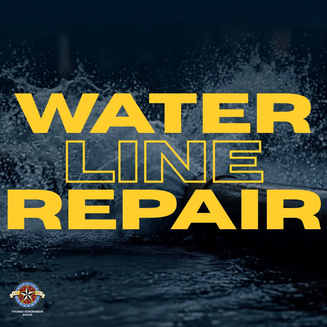 A water service interruption is scheduled for today along San Jacinto, Dunwick, and Cabalier.