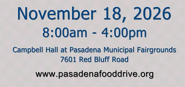 Video November 18th marks the day for Pasadena to fill shelves at our five local food pantries.